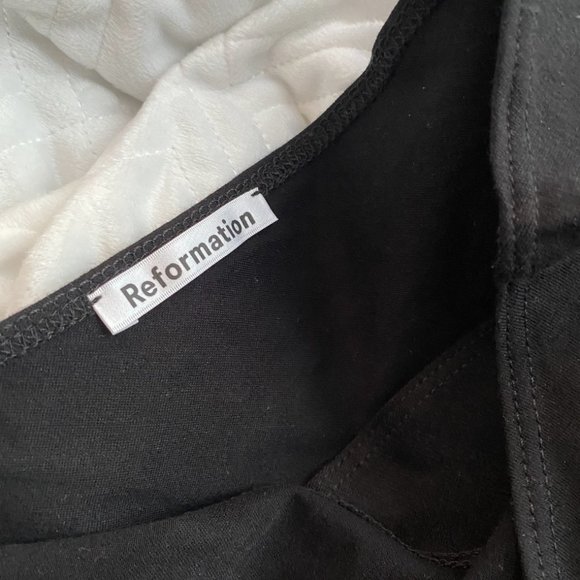 Reformation Venus Bodysuit, Black, M ~NEVER WORN~ - Picture 6 of 7